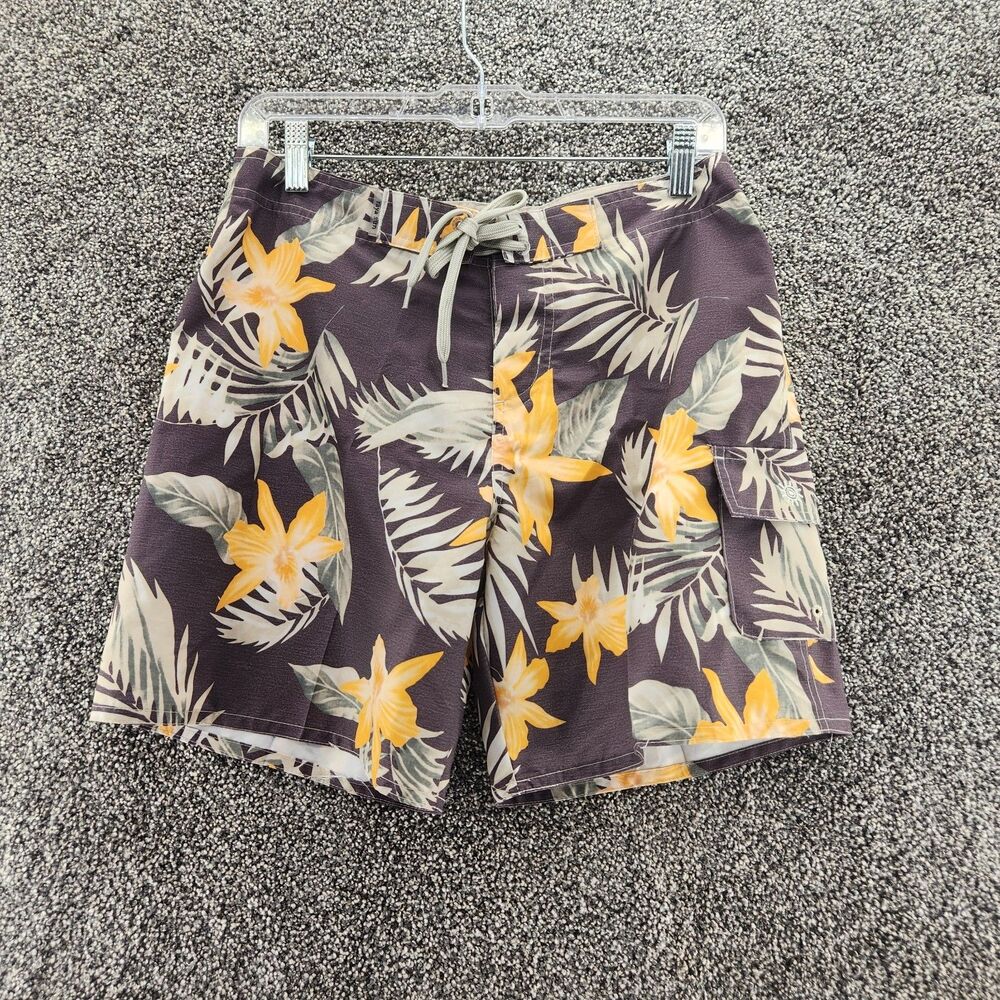 Raya Sun small NWT brown floral boarding shorts
